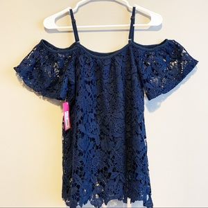 ⬇️ NWT Xhilaration Lace Cold Shoulder